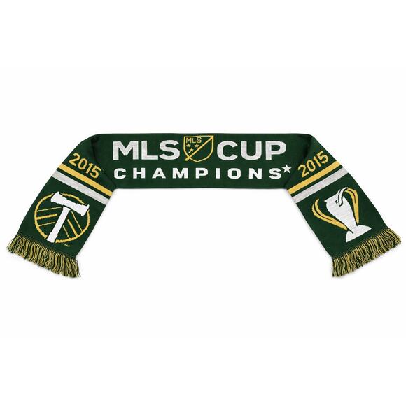 Unknown Other - Portland Timbers 2015 MLS Cup Champions Scarf Green‎ Gold NWOT
